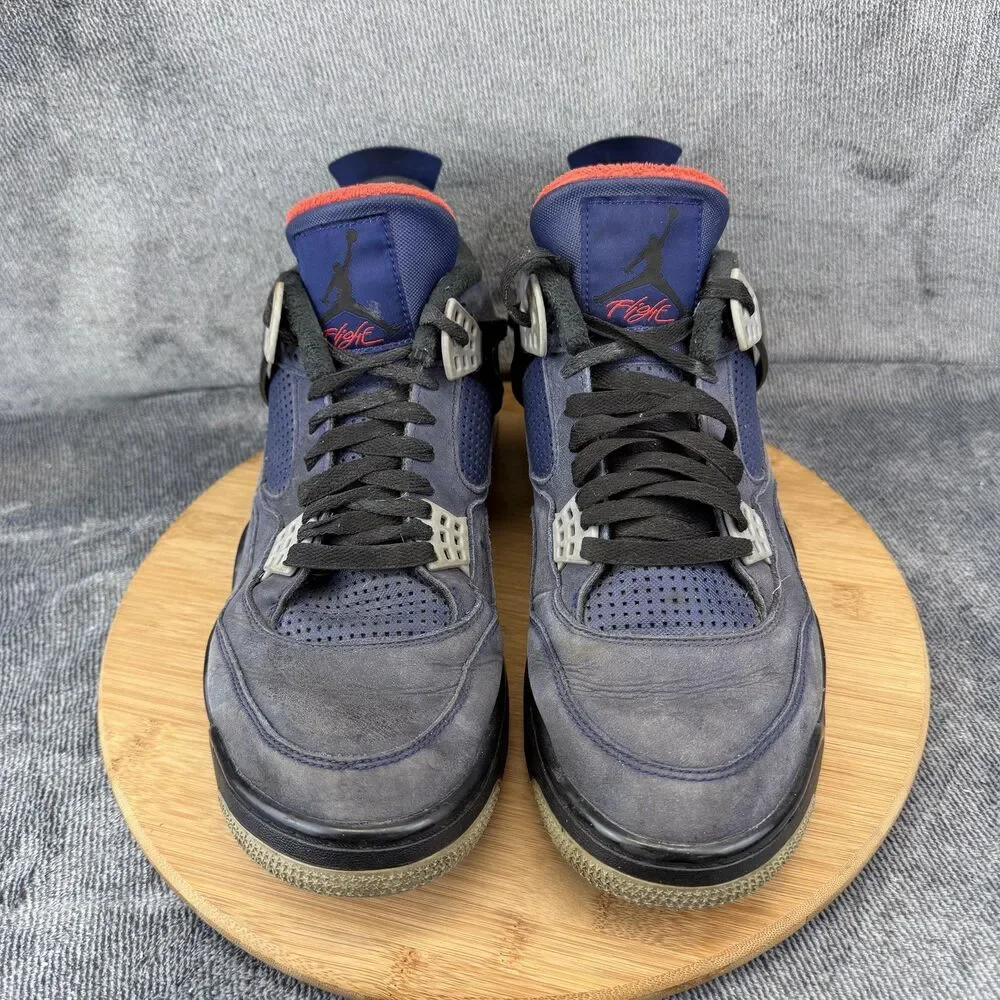 Jordan Air Jordan 4 Retro Shoes Mens Size 12 Blue Suede Sneakers CQ9597-401